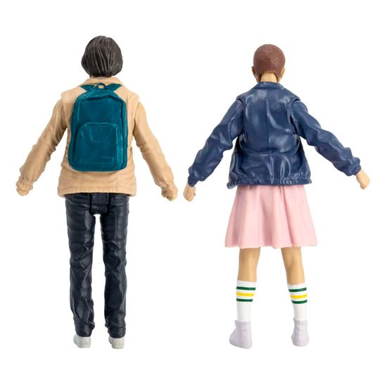 Фигурки McFarlane Stranger Things Action Figures Eleven and Mike Wheeler, 7 см / Фигурки по мотивам сериала "Очень странные дела"