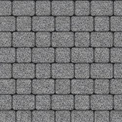 Тротуарная плитка КЛАССИКО - Гранит+ Серый с черным, комплект из 2 видов плит