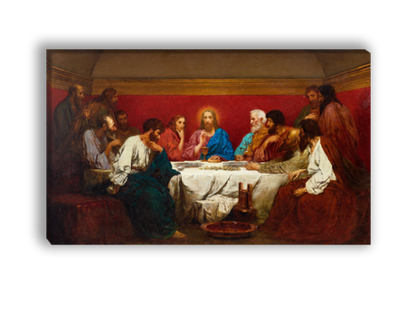 "Тайная вечеря", Семирадский Г. И., картина для интерьера (репродукция)