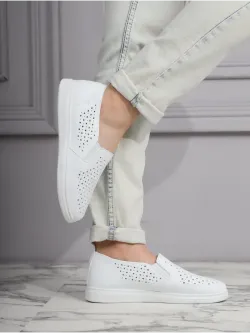 Мокасины летние с перфорацией