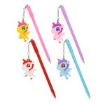 Ручка шариковая, масляная, Basir, синие чернила, серия "Единорог", с брелоком, 30 шт