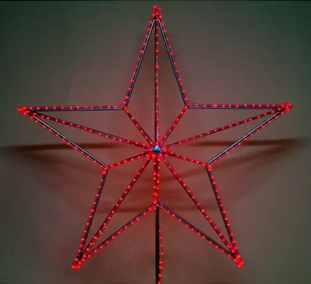 Макушка Кремлевская Эконом 50 см. для елей высотой от 3 до 5 м., красная, Green Trees (krem-50red)