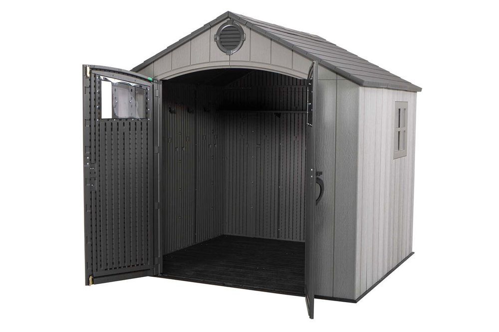 Сарай пластиковый WoodLook 8*7.5