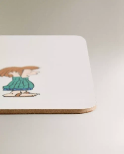 ZARA HOME ДЕТСКАЯ ОБЕДЕННАЯ ПОДСТАВКА С ПРИНТОМ "PEANUTS™, РАЗНОЦВЕТНЫЙ