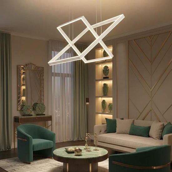 CL719K210 Дуэт Белый Св-к Люстра