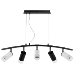 LR7353723631 Люстра RULLO 5х50W GU10 ЧЕРНЫЙ/БЕЛЫЙ (571735+214437-2+214436-3+202431-5)