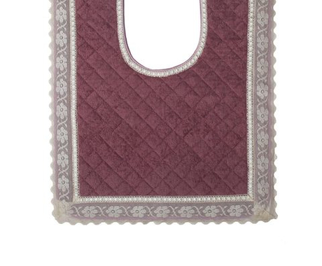Коврик для унитаза 50х60 Old Florence Buratto розовый