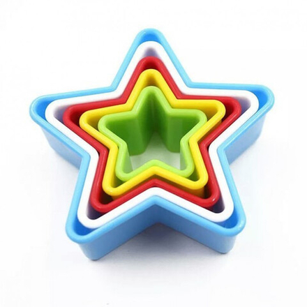 Вырубка Звезда "Kitchen" 5шт, пластик (Китай)