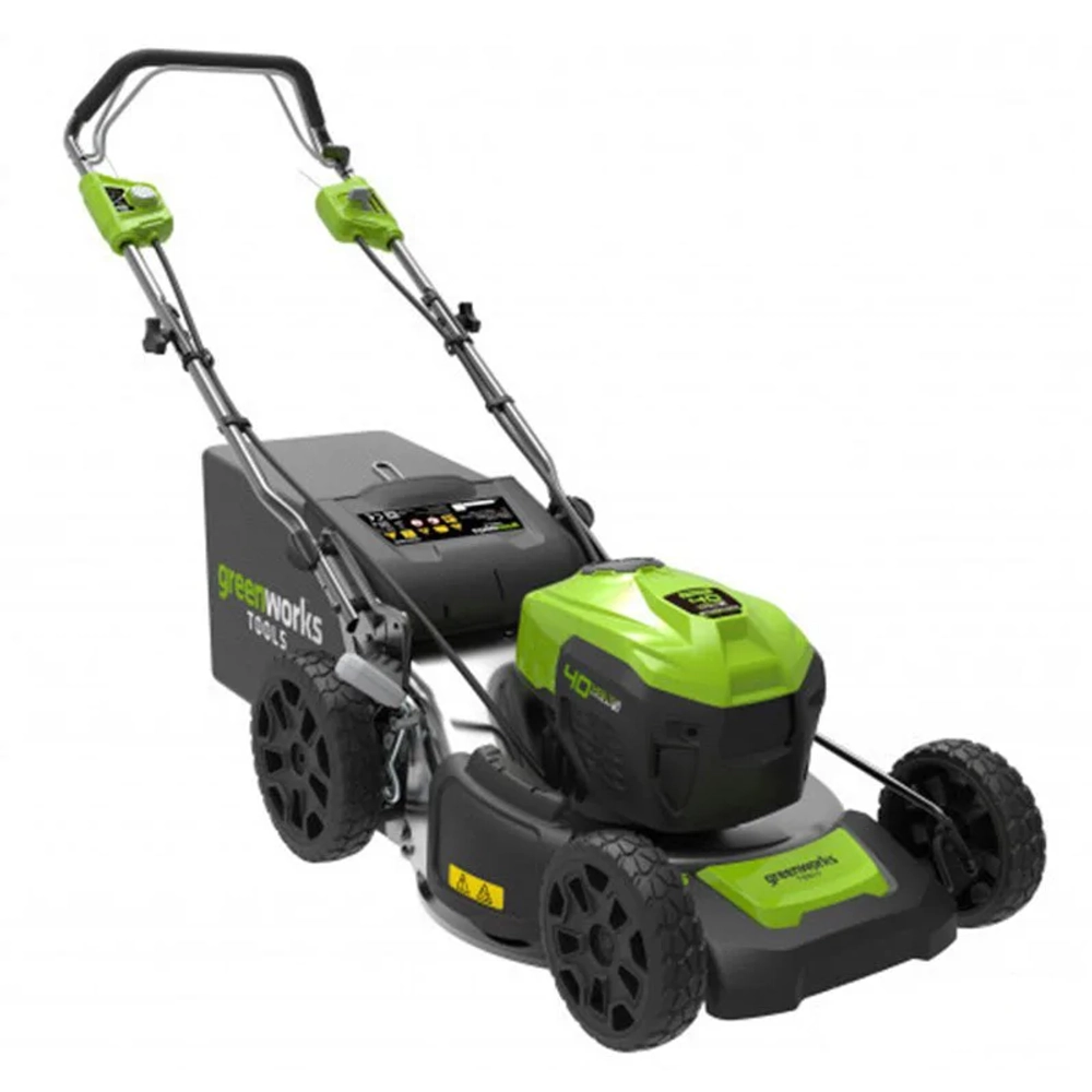 Аккумуляторная газонокосилка Greenworks GD40LM46SPK2 40В (1 x 2 Ач, ЗУ) нож 46 см, 2506807UA