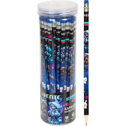 Карандаш чернографитный с резинкой ДЕВЕНТЕ НВ Корокоро (5032500)