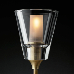 Настенный светильник Torche De Verre 1 light gold