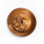 Деревянная тарелка Art of Siberia из цельного куска древесины кедра, глубокая, 18 см. T96