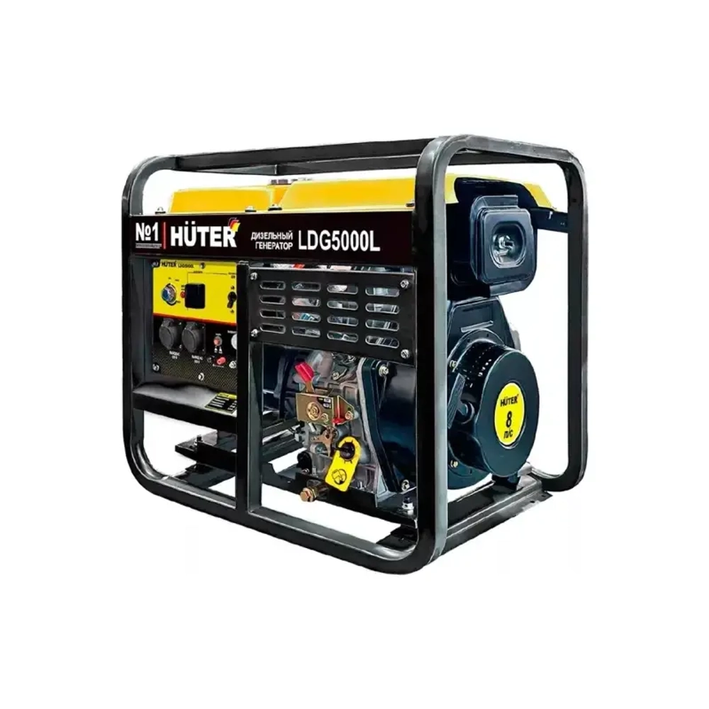HUTER LDG 5000L электрогенератор дизельный 64/2/11