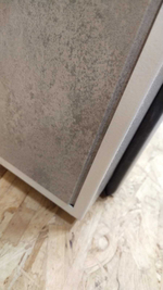 Дверь Входная Лабиринт ACUSTIC С зеркалом Максимум Бетон светлый