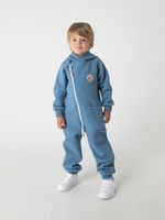 Комбинезон косуха с капюшоном "Голубика" утепленный