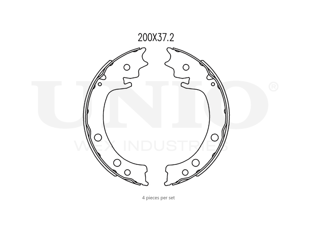 Колодки тормозные бараб. задние UNIO BRP-10051