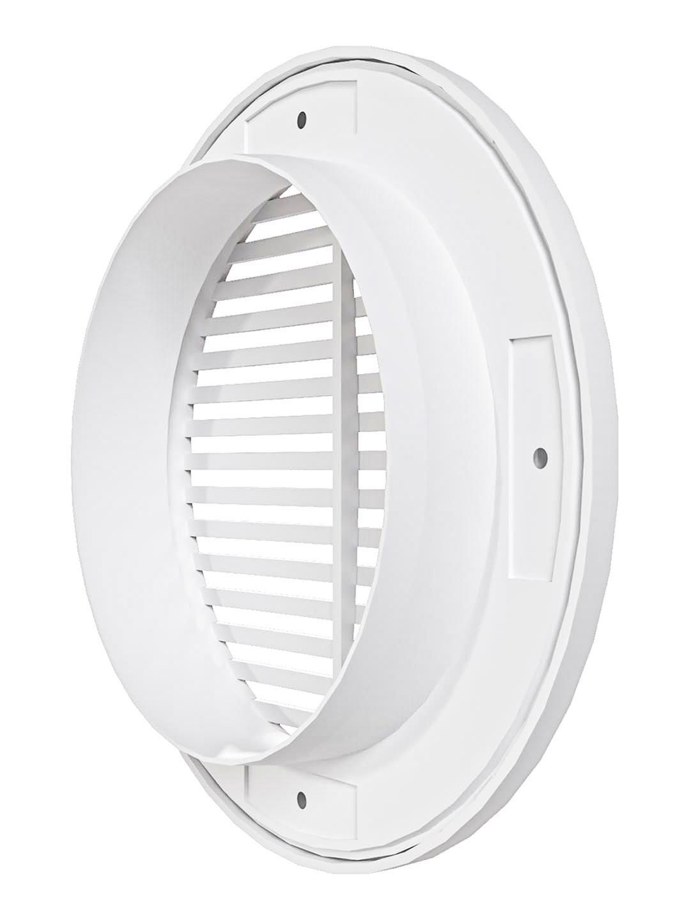 Решетка вентиляционная РКФ фланец D120 разъемная D165 пластик ERA