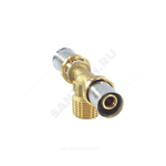 Тройник для МП/PE-X труб латунь пресс Дн 20х1/2"х20 НР RM153 Giacomini RM153Y037