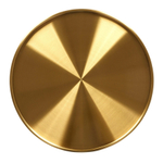 Кофейный столик Vaso Gold диаметр 45 сталь, черный, золотистый