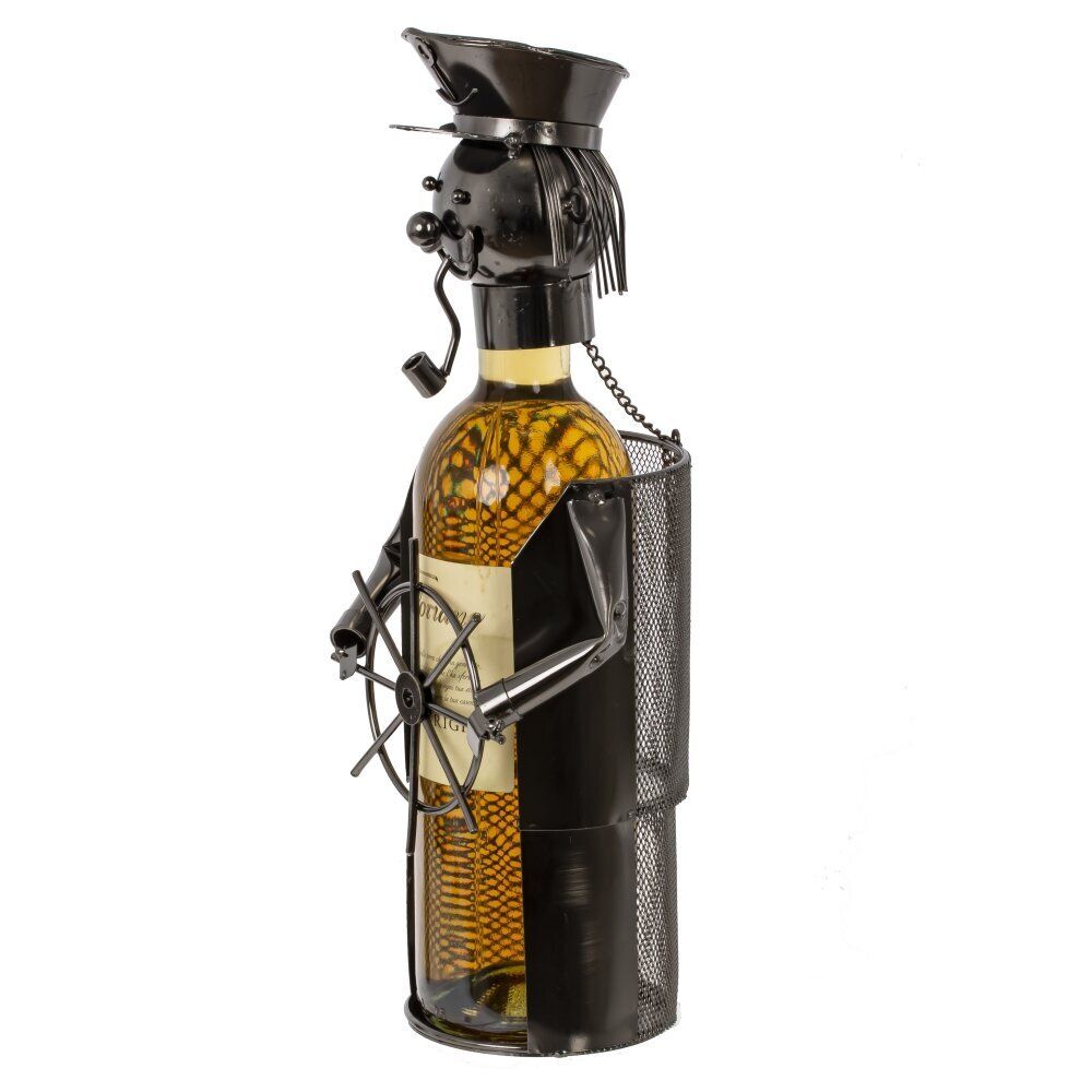 GAEM Подставка для бутылки "Моряк" , L14 W10 H20 см