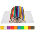 Цветная бумага А4, 18л. 10цв. волшебная +золото+серебро, Спейс, на скрепке