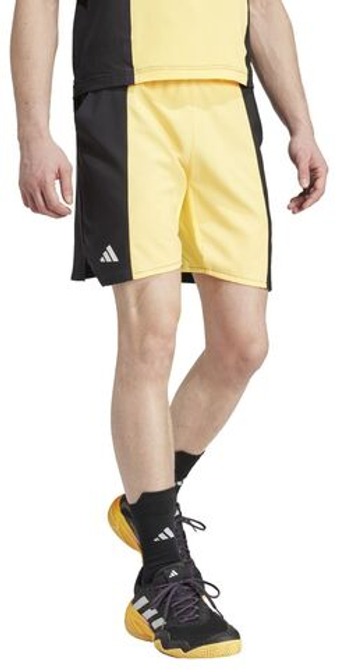 Мужские теннисные шорты Adidas Tennis Heat.Rdy Ergo 7" Shorts - черный/оранжевый