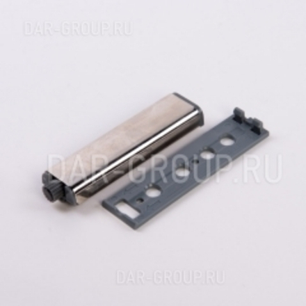 Толкатель PUSH OPEN с магнитом Никель 10/100/500шт