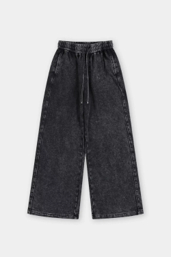 Трикотажные Брюки SHMOT "BLANK" GARMENT DYE Черный