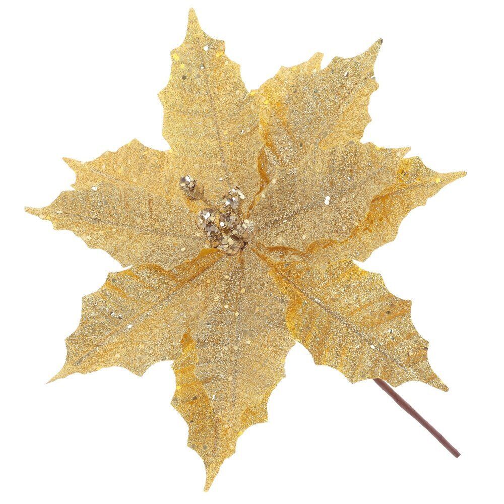 GAEM Цветок искусственный "Пуансеттия", L27 W27 H30 см, 2в.