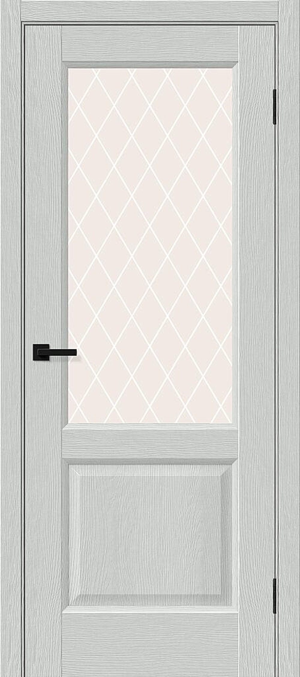 Неоклассик-33 Grey Wood White Сrystal 200*60