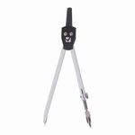 Готовальня BRAUBERG "Architect", 9 предметов: циркуль + измер + кронциркуль, рейсфедер + держатель, 2 вставки, удлинитель, грифель, 210353