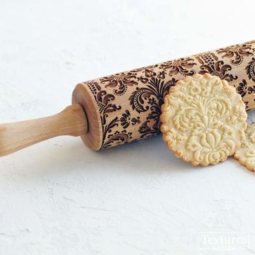 Скалка с узором Дамаск