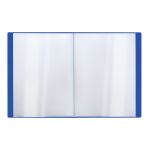 Папка с 40 вкладышами, Стамм Стандарт, 600мкм, корешок 21мм, синяя