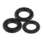 Набор из 3 эрекционных колец 3,6см, 3,9см и 4,2см Baile Titan BI-210148