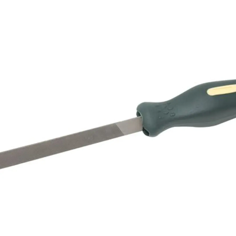 Напильник трехгранный 10''-250мм, на пластиковом держателе RockForce RF-5056P510