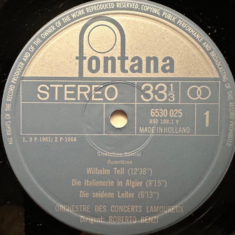 Россини - Увертюры (Германия)