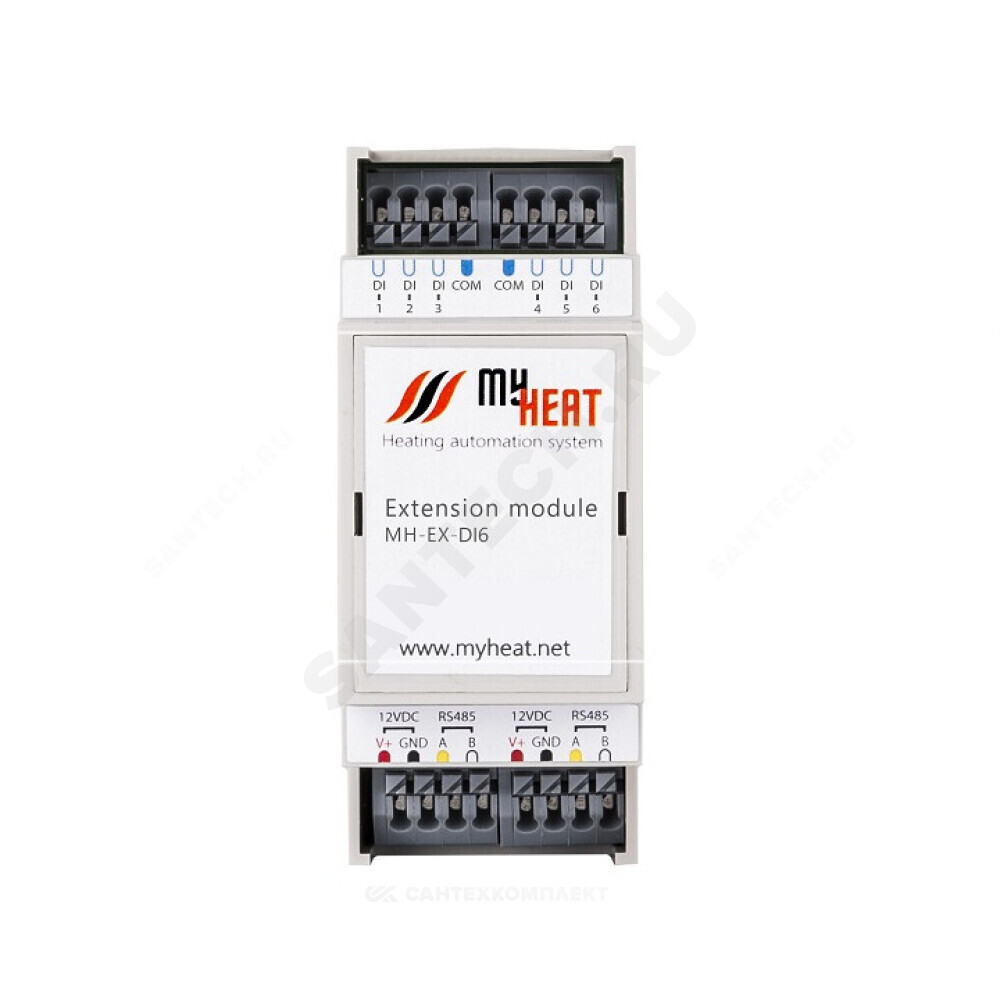 Блок расширения дискретный MY HEAT DI6 Эван 6298