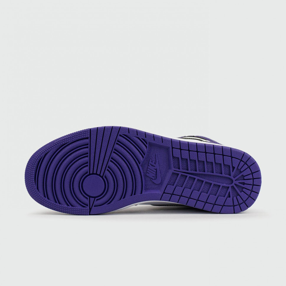 кроссовки Air Jordan 1 Mid Purple White
