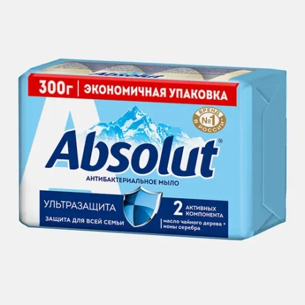 Мыло Аbsolut антибактериальное ультразащита Весна 4шт*75г