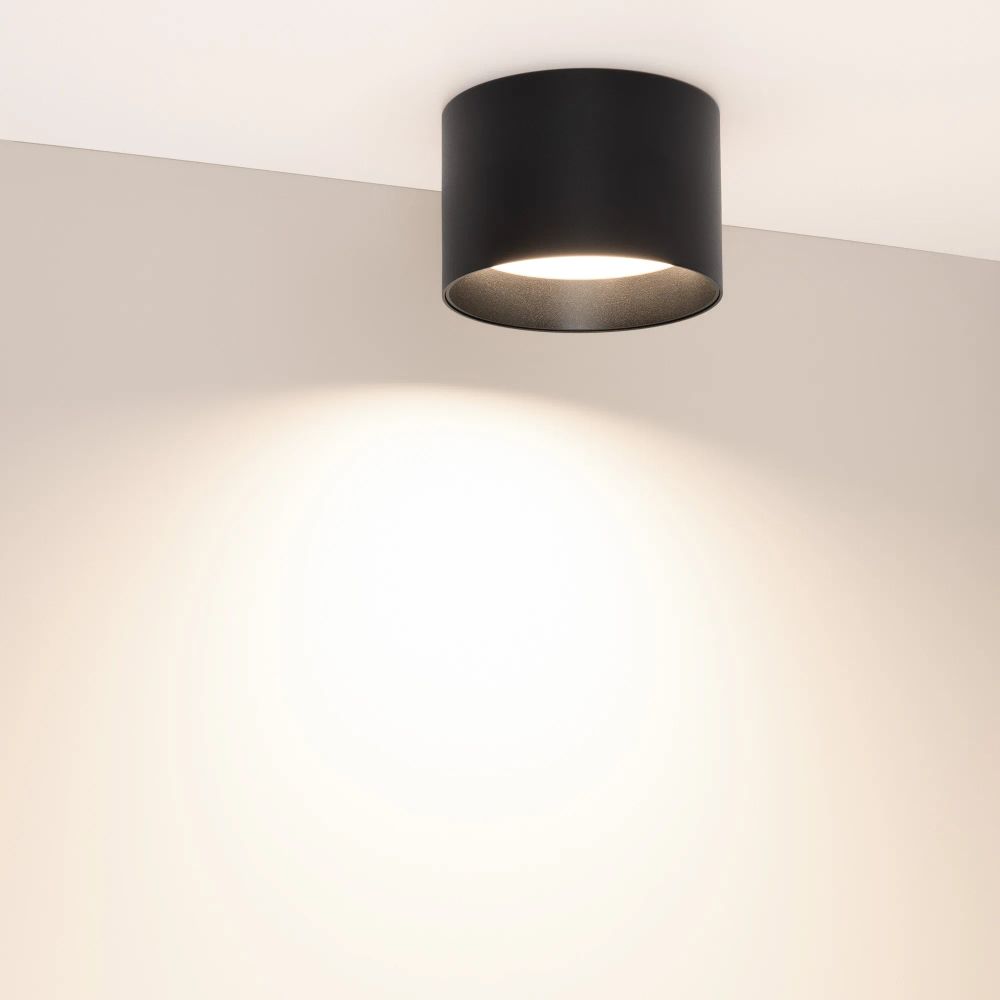 Светильник SP-BISCOTTO-R120-12W Warm3300-MIX (BK, 80 deg, 230V) (Arlight, IP54 Металл, 5 лет) 055010