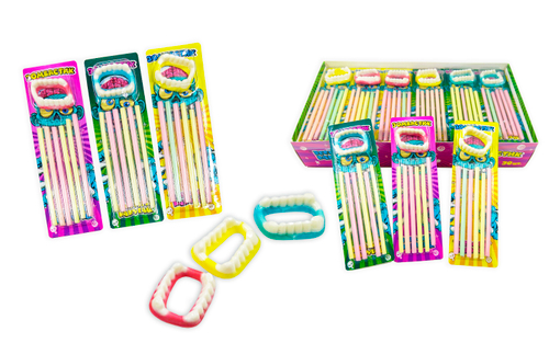 Марм жев "Веселый напугай" зомбастик,челюсти 18*30шт 13г