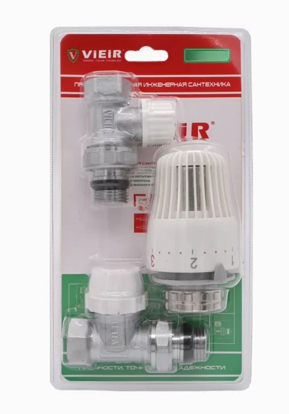 Комплект терморегулирующий 1/2 (ПРЯМОЙ)  ViEiR (30/1шт)