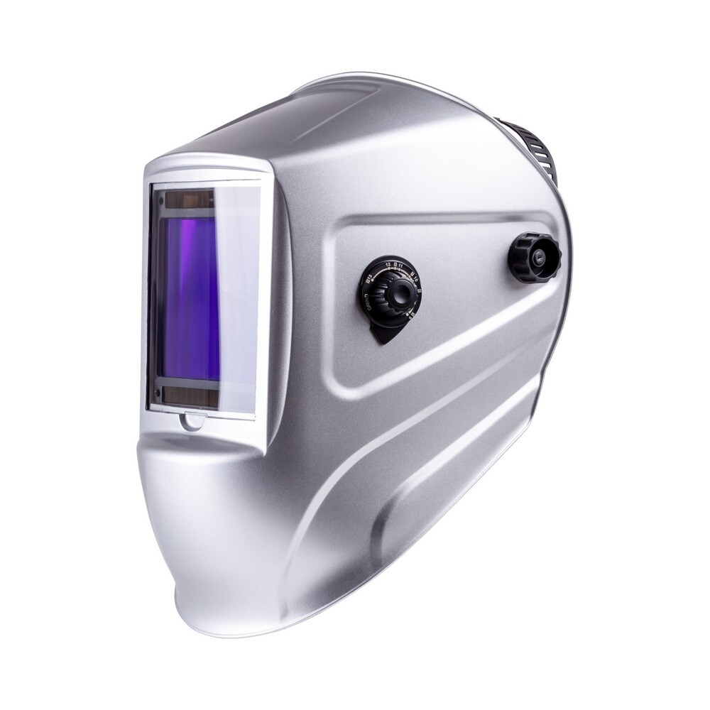 Маска сварщика GEFEST серебро  (ф-р 9700V, пр-во FoxWeld/КНР) без коробки