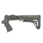 Приклад складной Mossberg 500/590, Maverick 88, DLG Tactical. Черный