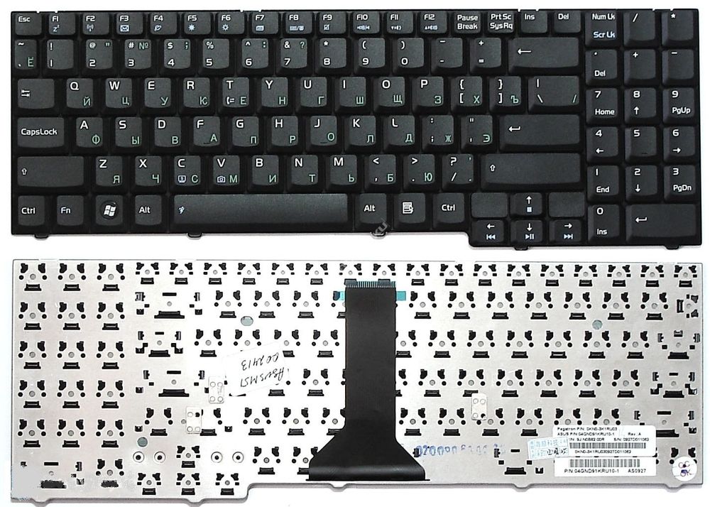 Клавиатура для ноутбука Asus M51 M51A M51Ta M51Tr M51Vr M51S M51Se F7 F7Sr F7Se F7Kr F7L F7Z X56 Pro57T