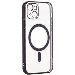 Силиконовый чехол J-case с магнитом (MagSafe) для iPhone 13 Mini (5.4) (Черный)