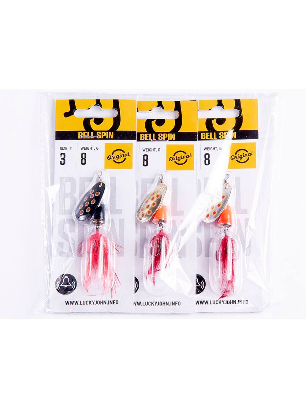 Блесна вращающаяся Lucky John BELL SPIN 05 13.0г CRD
