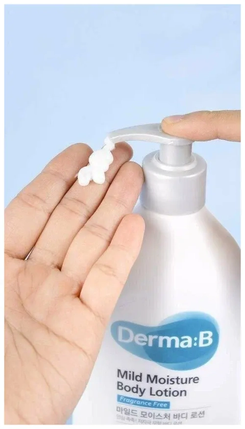 Derma:B Mild Moisture Body Lotion ламеллярный лосьон для тела для чувствительной кожи