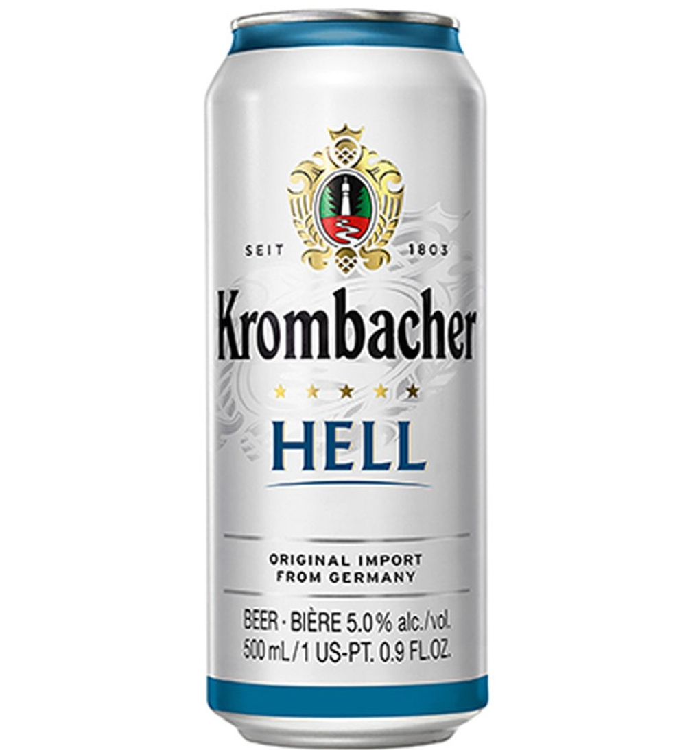 Пиво Krombacher Hell 0,5 л. in can
