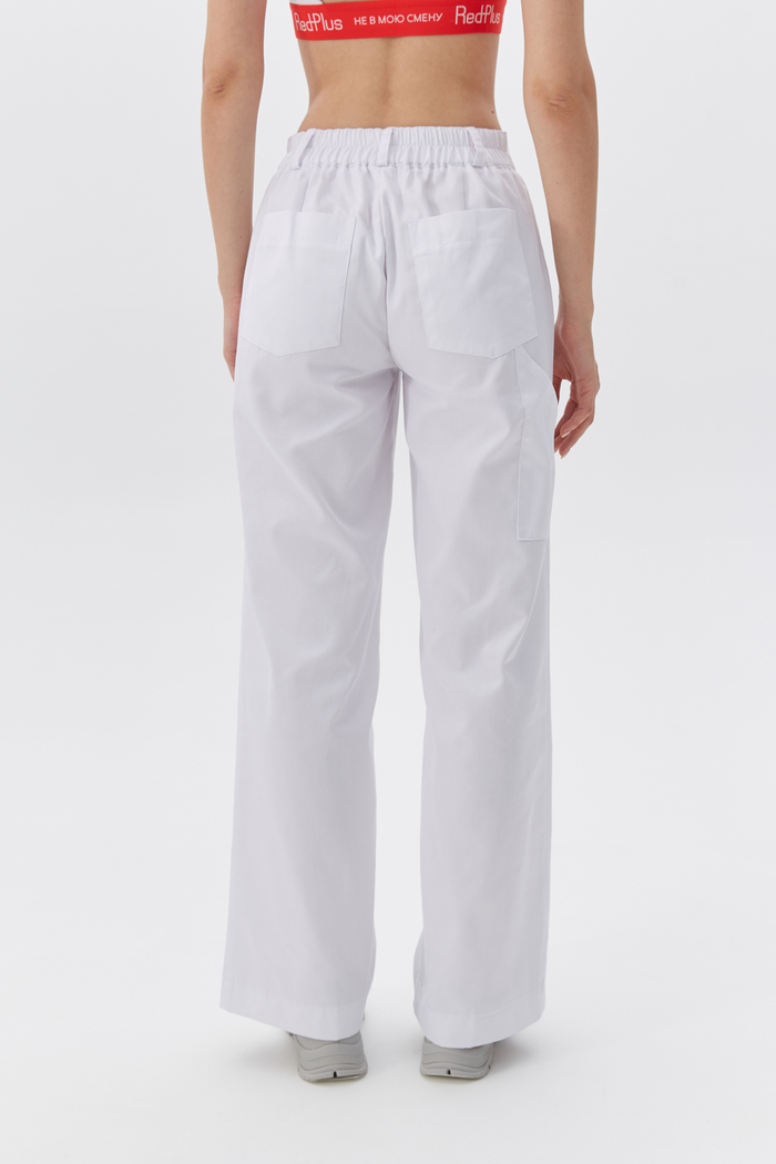 Брюки медицинские женские Лаворо, белый